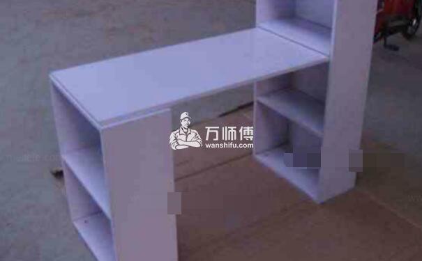 吧台安装,白色多功能组合吧台安装,书柜家庭吧台安装步骤