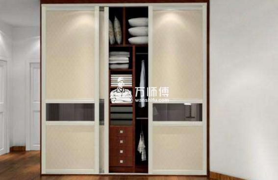 卧室衣柜推拉门故障维修,轮子掉了、衣柜门、滑轮异常方法
