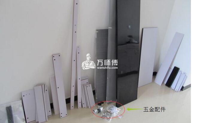 客厅组合电视柜安装/视听柜安装方法图解