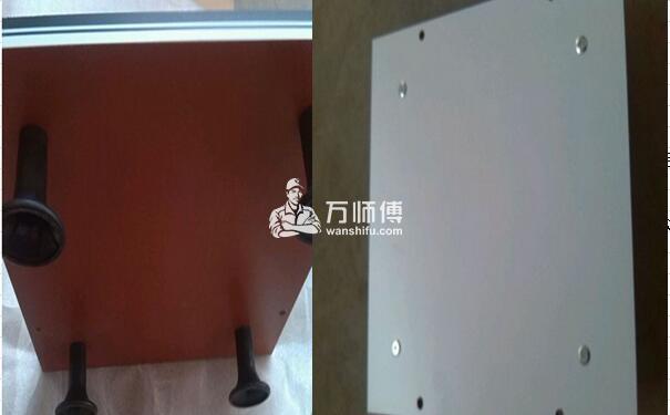 铁架电脑桌组装图解,带抽屉板件简易学习桌安装步骤