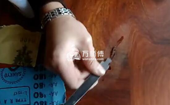 上蜡木质实木家具表面裂缝修补步骤图解,茶桌开裂怎么处理