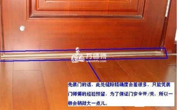 经验师傅剖析:先装门还是先铺地板好,有何优势,解决方法是