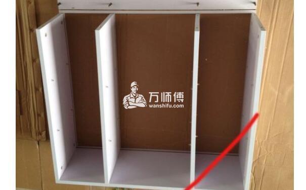 台式电脑桌安装步骤图,卧室学习桌带书柜组装方法