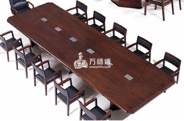 木质办公家具会议桌出现凹痕怎么修复呢?