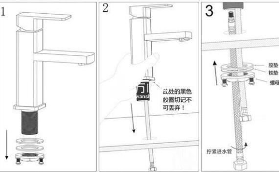 如何安装水龙头各种卫生间水龙头安装步骤教程 万师傅 