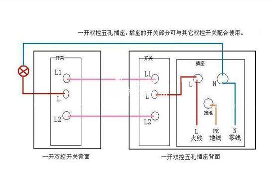 奥普浴霸6开关接线安装方法