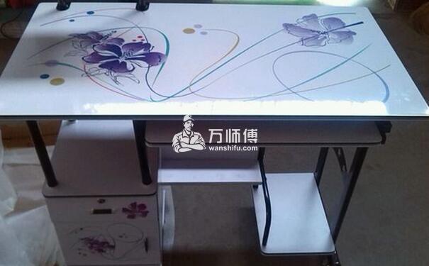 板式电脑桌安装步骤图解,烤漆单人办公桌组装方法