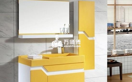 挂墙式浴室柜安装图解,浴室柜吊柜如何安装?