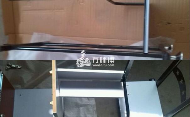 板式电脑桌安装步骤图解,烤漆单人办公桌组装方法