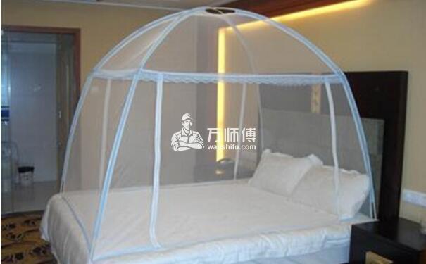 蒙古包蚊帐怎么装?双人床安装蒙古包蚊帐步骤方法图解