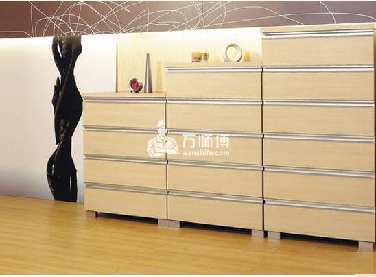 简易卧室收纳抽屉柜安装方法
