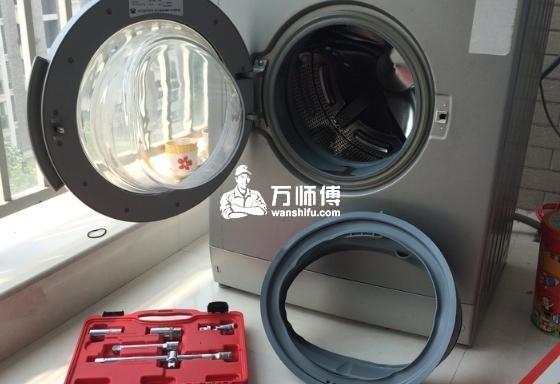 洗衣机门密封圈拆卸方法,滚筒洗衣机密封圈更换步骤【图解】