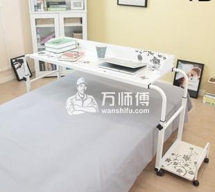 揭秘两种跨床可移动床上电脑桌如何安装