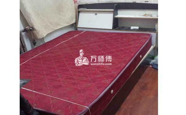 宜家单人床安装，箱式实木单人床布局图解