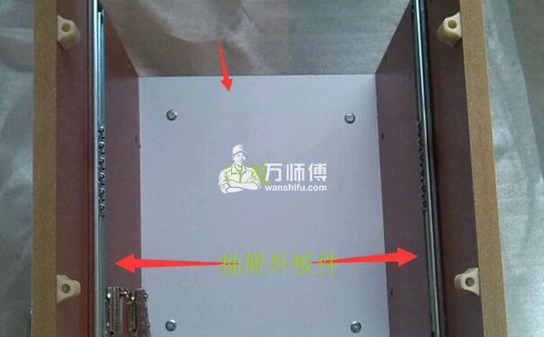 铁架电脑桌组装图解,带抽屉板件简易学习桌安装步骤