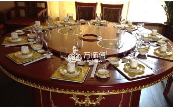 电动餐桌转盘安装方法与使用说明