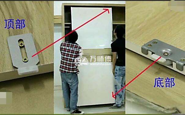 整体衣柜移门厚度多少合适?衣柜趟门滑轮滑轨安装图解