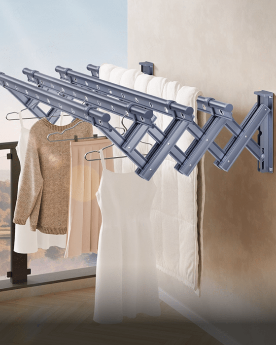 挂壁折叠晾衣架