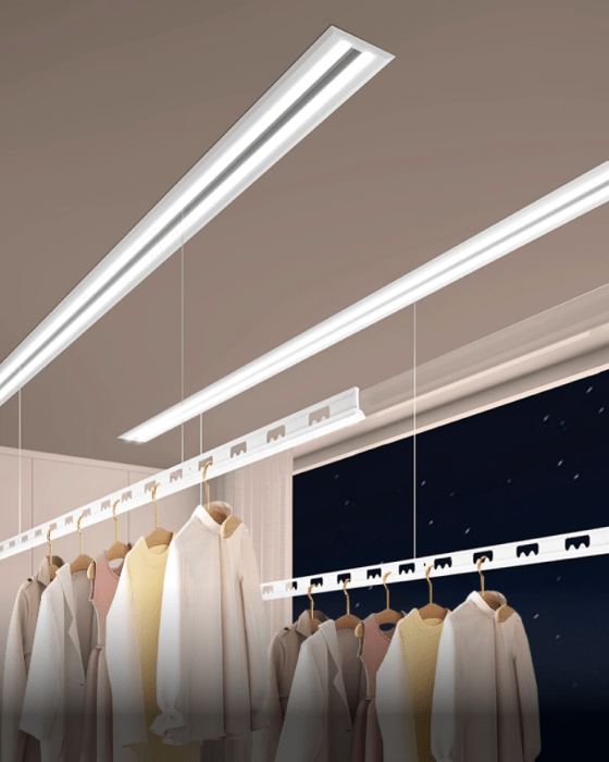 一线天隐藏式晾衣架